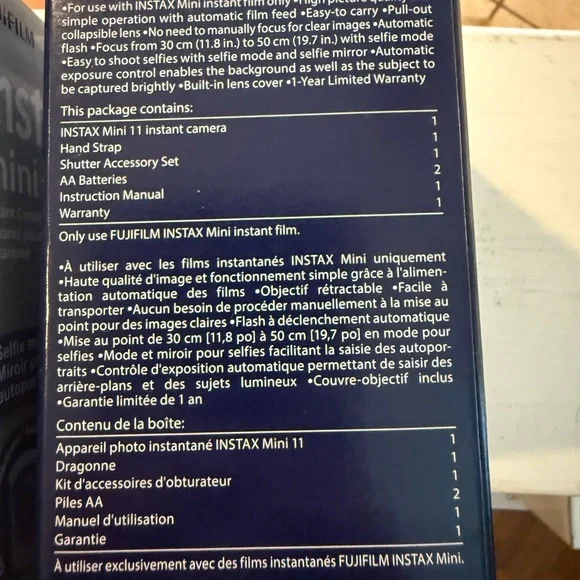 Fujifilm Instax Mini 9 Instant Camera Package - Picture 5 of 6